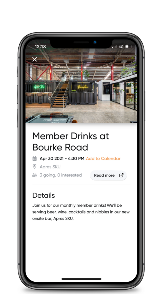 new workit spaces mobile app