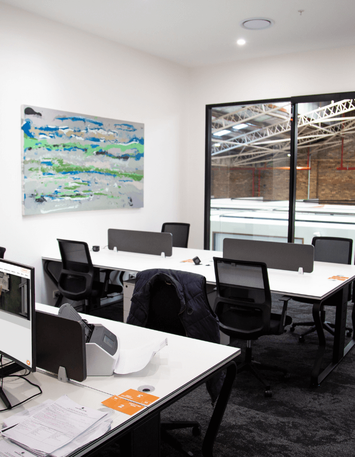 coworking Sydney dedicated desks Workit Spaces bourke rd A dedicated desk at Ecommerce Coworking Hub, Sydney dedicated desks Workit Spaces Bourke Rd Alexandria